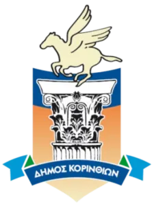 transparrent logo of dimos korinthou